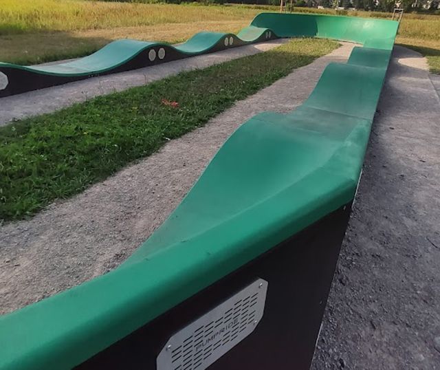 Pumptrack przy zielonej przystani